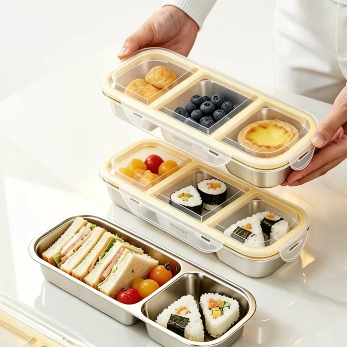 Stainless Steel Food Storage B - Food Storage Oven Safe 评论和价格