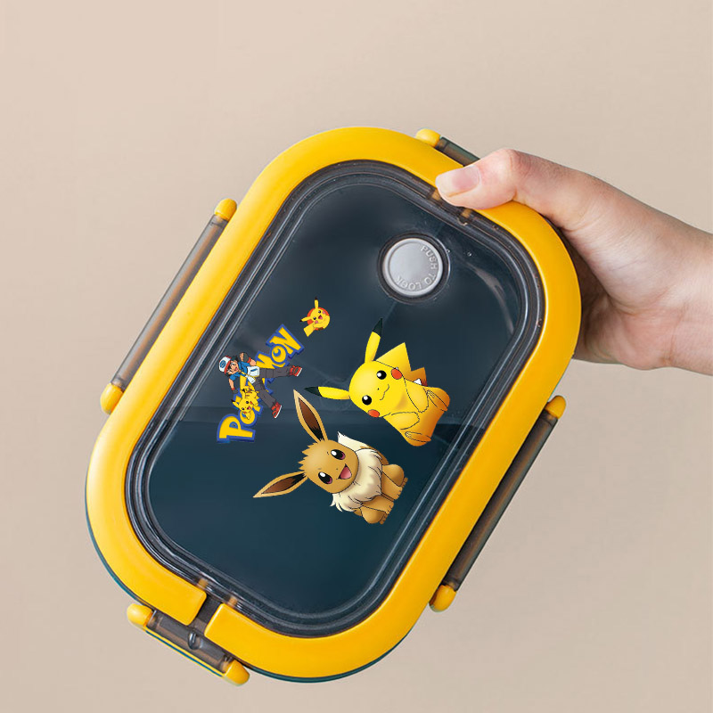 Anime Cartoon Lunch Box Pok É  - Food Storage With Dividers 评论和价格