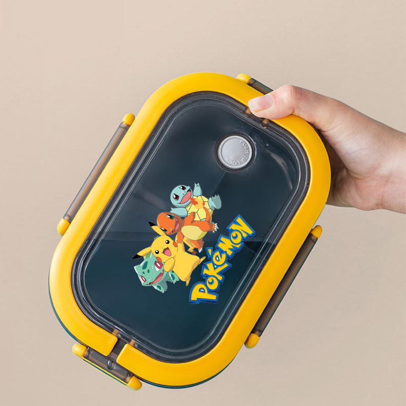 Anime Cartoon Lunch Box Pok É  - Food Storage With Dividers 评论和价格