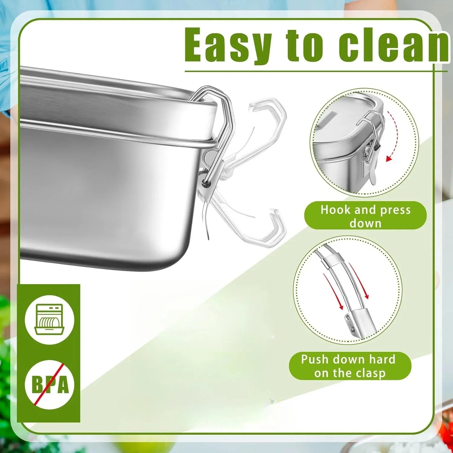 Stainless Steel Lunch Box for  - Food Storage Oven Safe 评论和价格