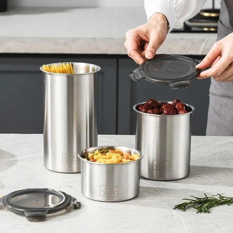 304 Stainless Airtight Contain - Food Storage With Dividers 评论和价格