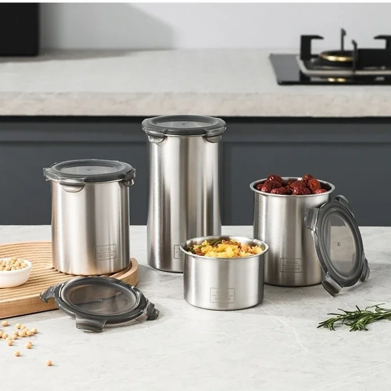 304 Stainless Airtight Contain - Food Storage With Dividers 评论和价格