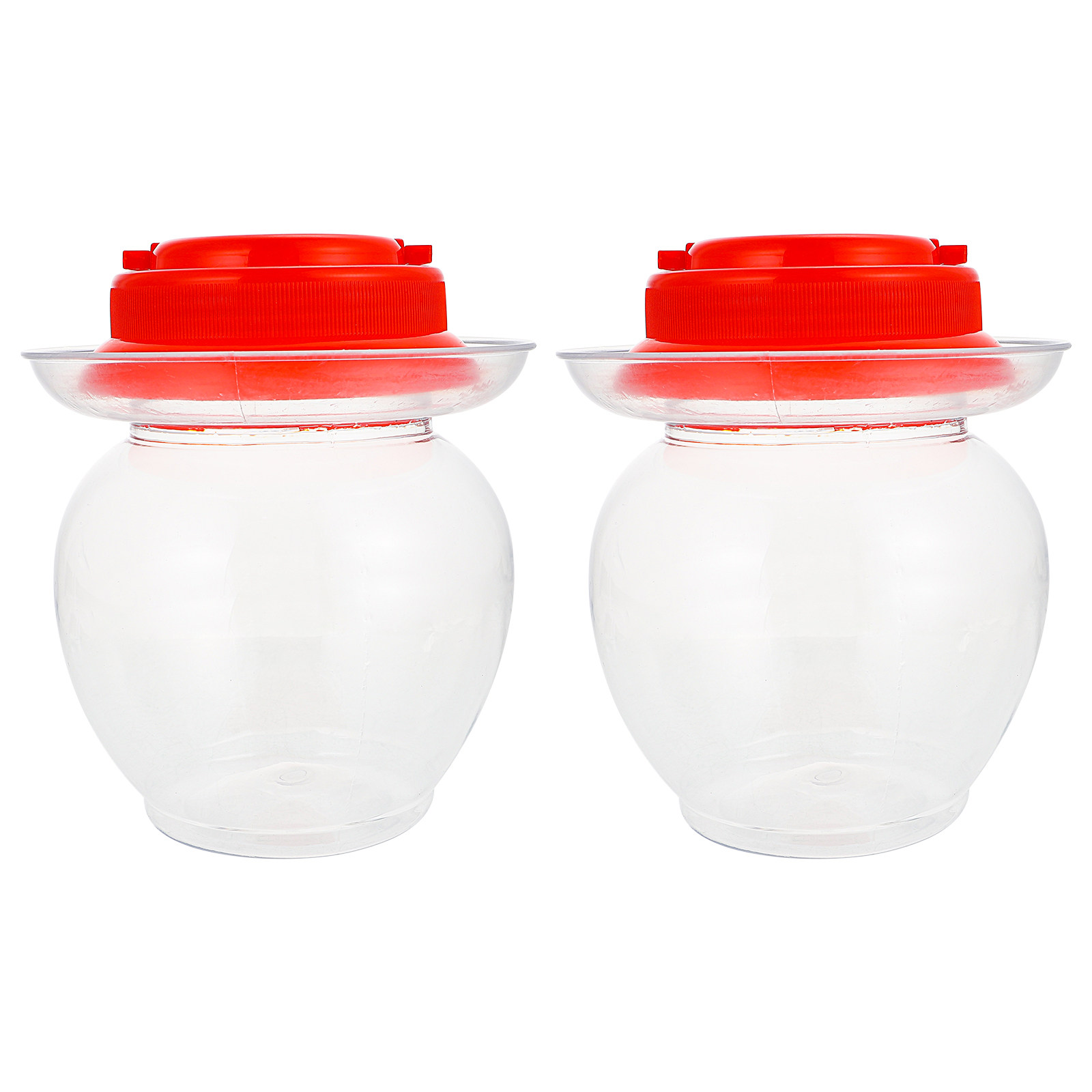 2Pcs Pickle Jar Household Plas - Food Storage Containers 评论和价格