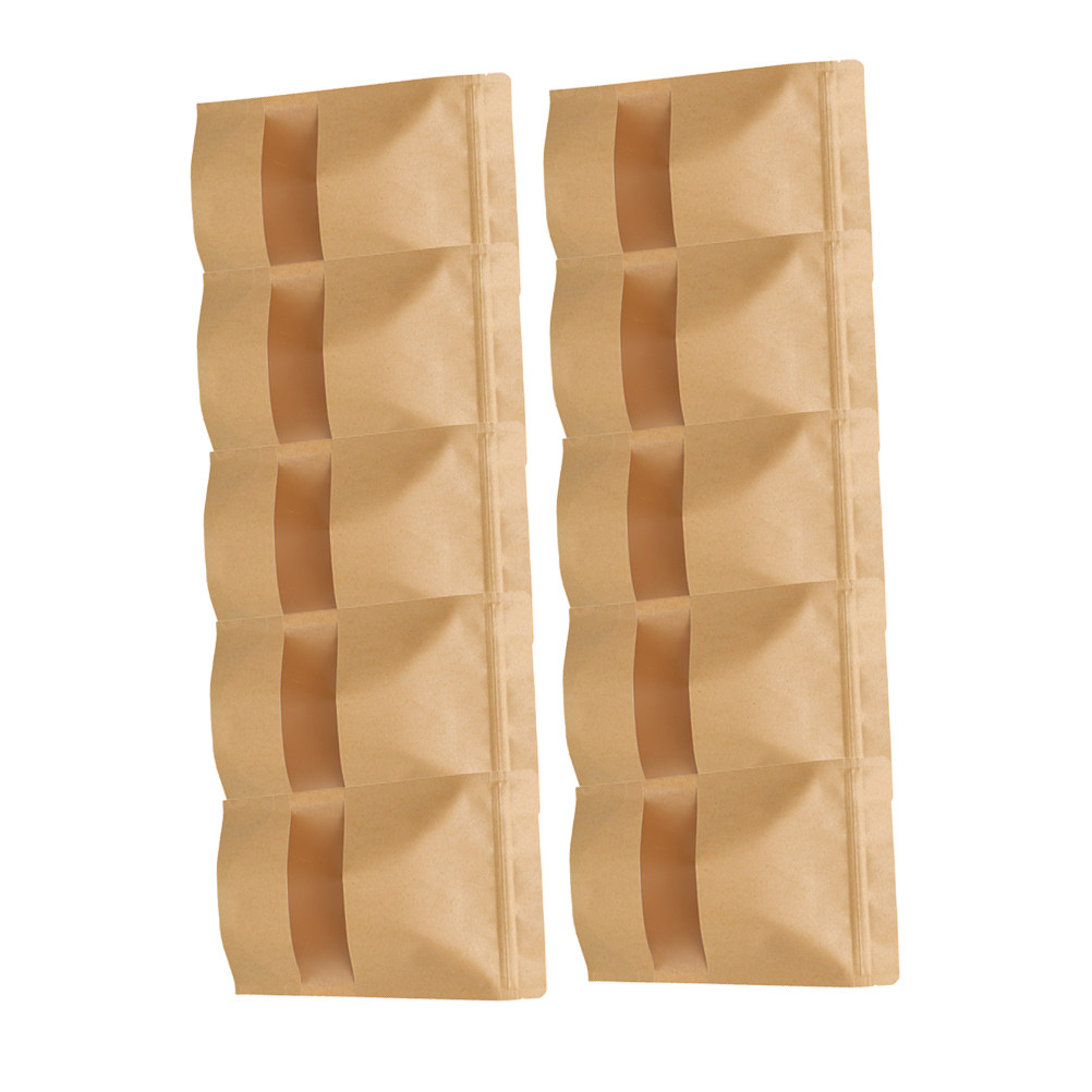 50Pcs Eco Friendly Kraft Paper - Food Storage Bag 评论和价格