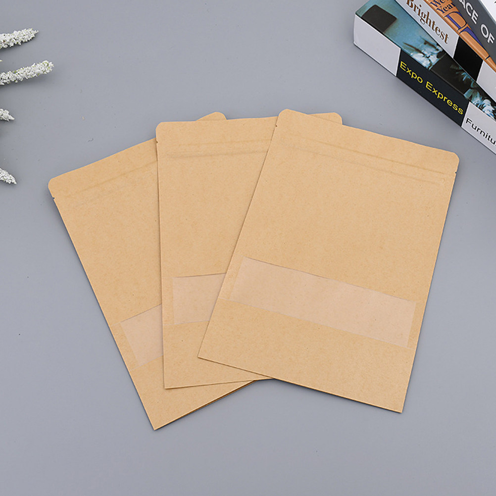 50Pcs Eco Friendly Kraft Paper - Food Storage Bag 评论和价格