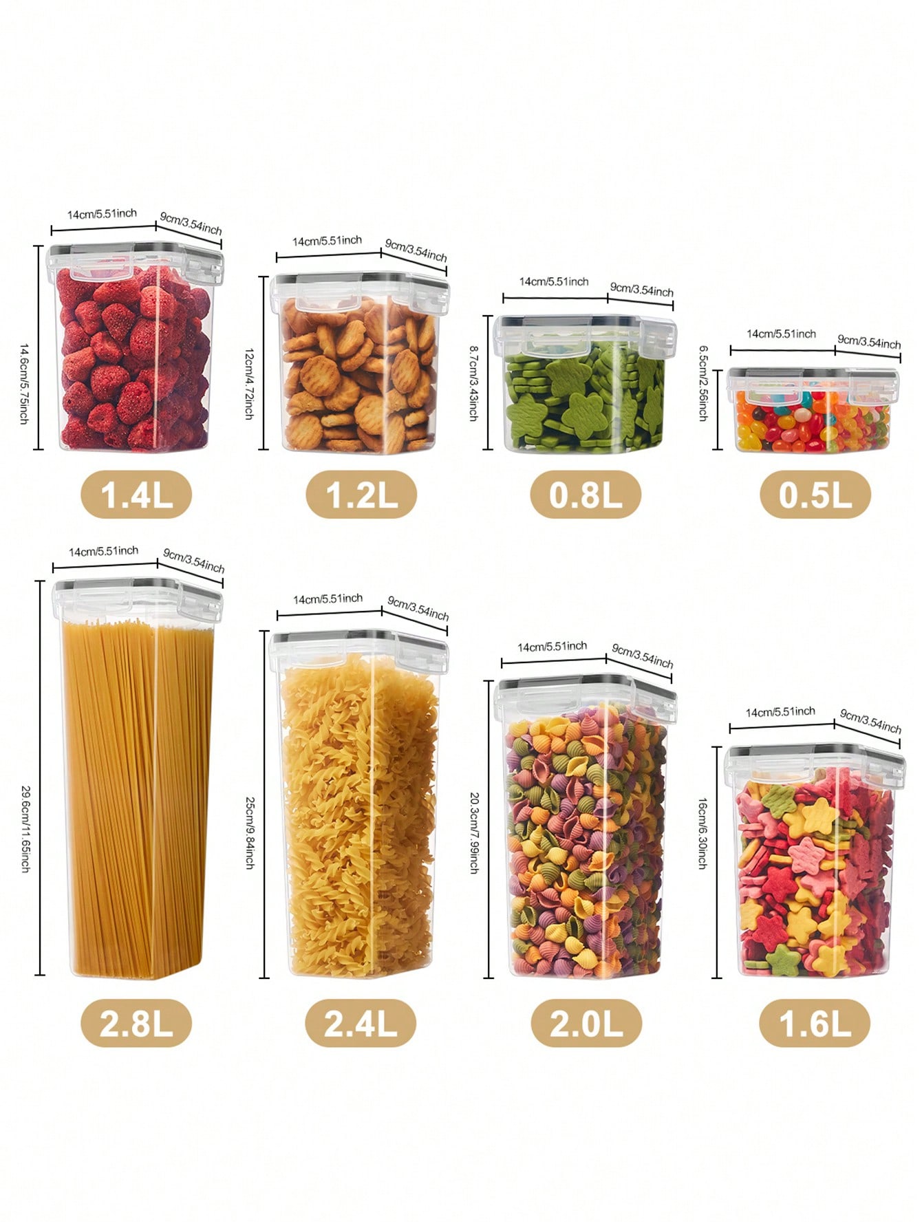 48pcs Sealed Food Storage Cont - Food Storage Labels 评论和价格