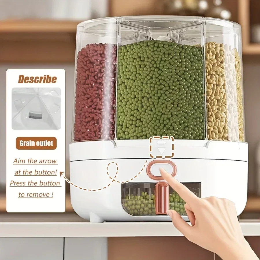 6-Compartment 360° Rotating Ai - Food Storage Meals 评论和价格
