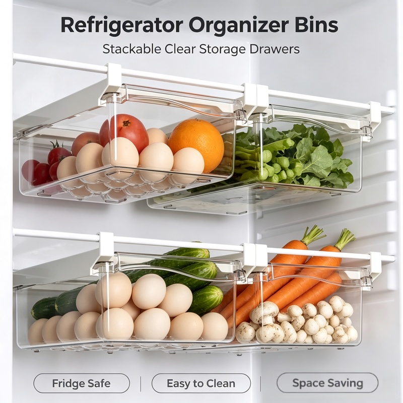 Hanging Sliding Drawer Refrige - Food Storage With Dividers 评论和价格