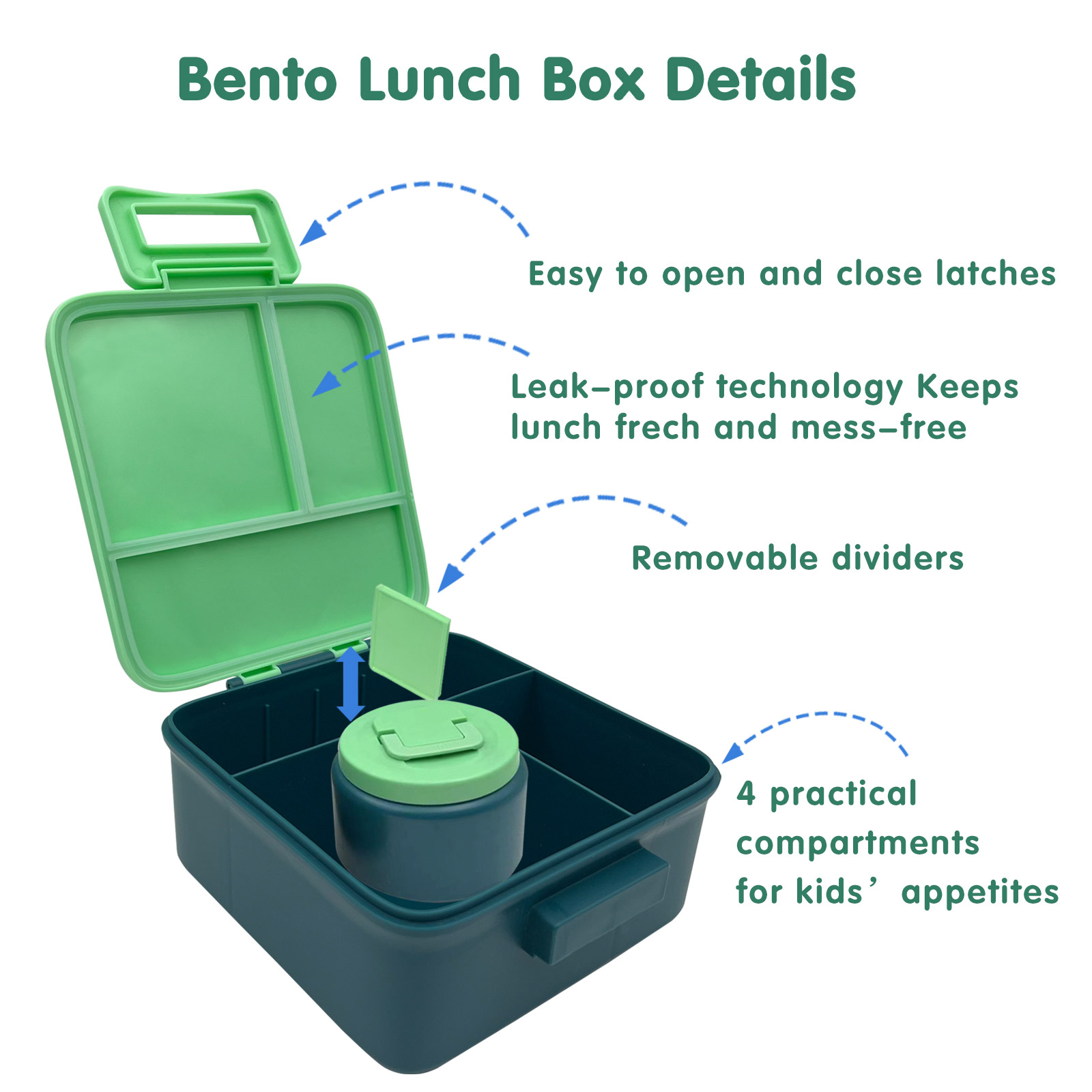 1 Set Bento Lunch Box for Kids - Food Storage Oven Safe 评论和价格