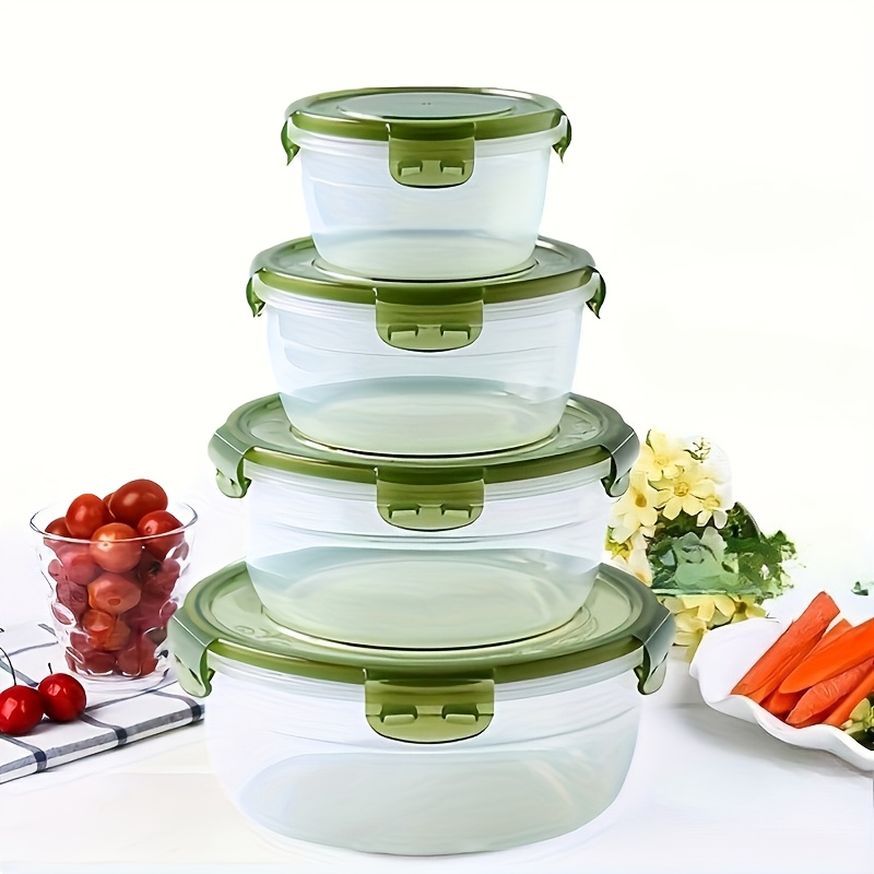 4 Plastic Food Storage Contain - Food Storage Meals 评论和价格