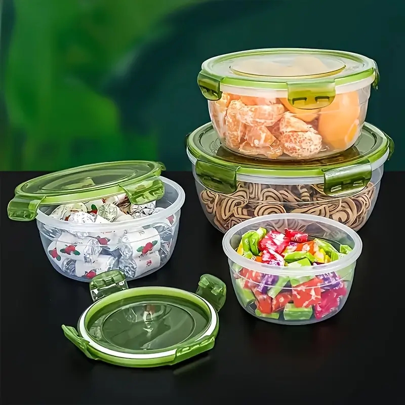 4 Plastic Food Storage Contain - Food Storage Meals 评论和价格