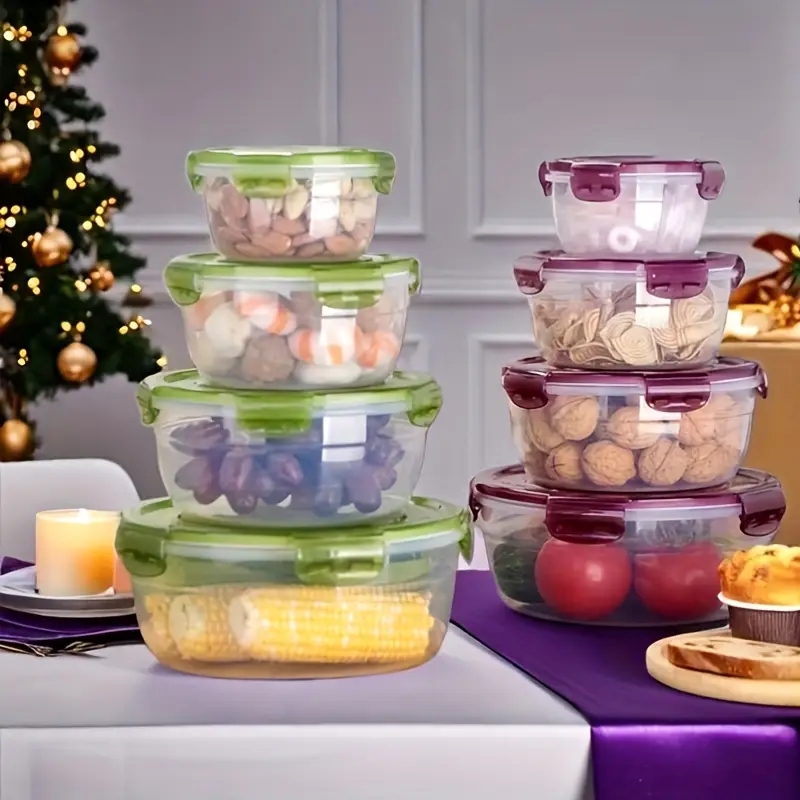 4 Plastic Food Storage Contain - Food Storage Meals 评论和价格