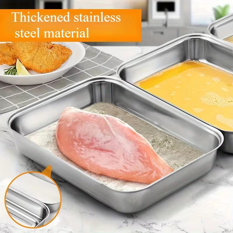 3-Piece Stainless Steel Food C - Food Storage Meals 评论和价格