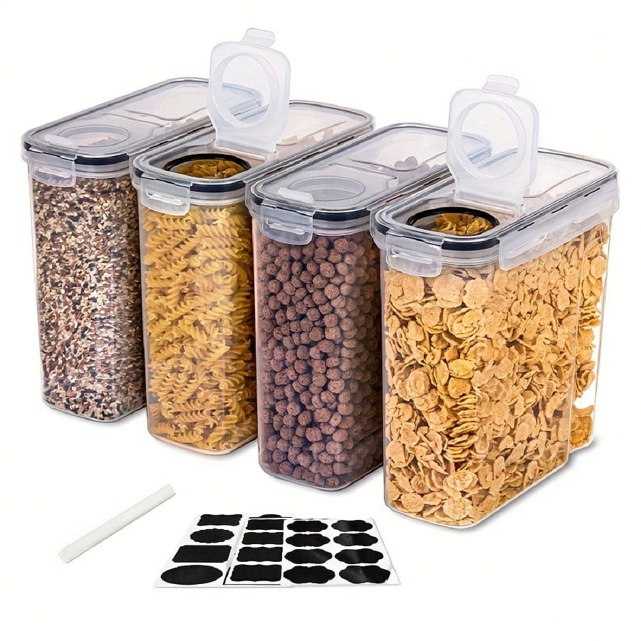 4 Pack Airtight Cereal & Dry F - Food Storage Meals 评论和价格