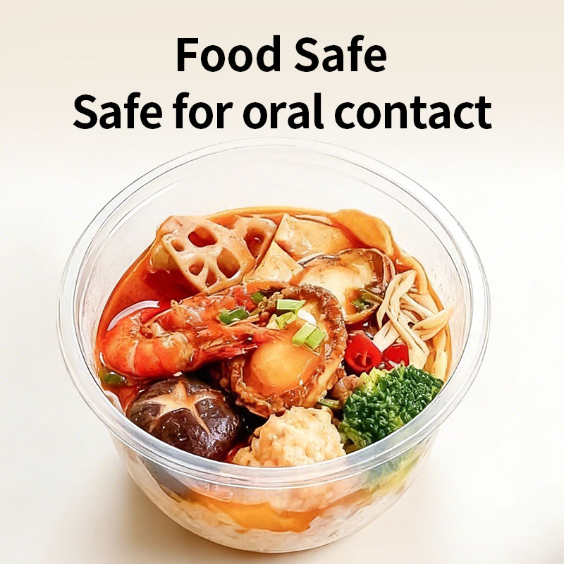 Disposable Plastic Bowls Trans - Food Storage Meals 评论和价格