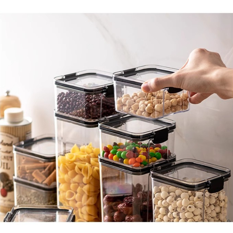 1PC Square Thickened Clear Pla - Food Storage Containers 评论和价格