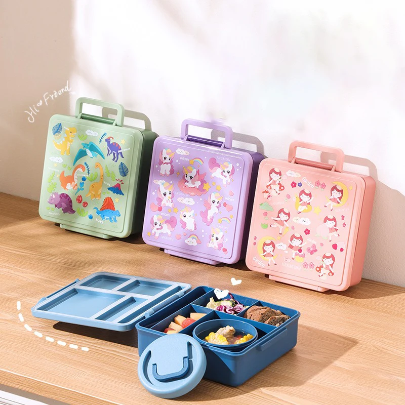 Lunch Box Cartoon Fruit Salad  - Food Storage Oven Safe 评论和价格