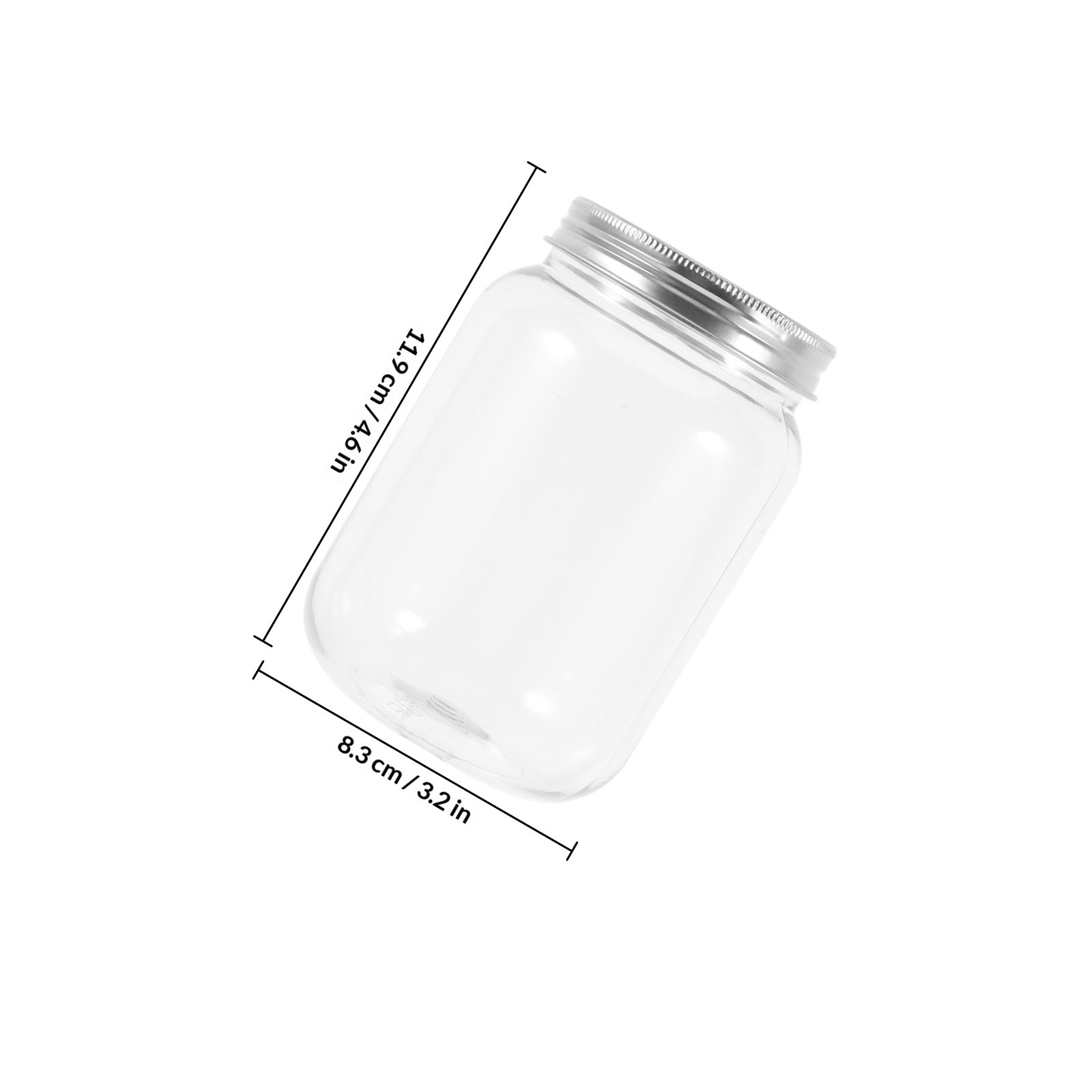 4Pcs Clear Plastic Jars Airtig - Food Storage Containers 评论和价格