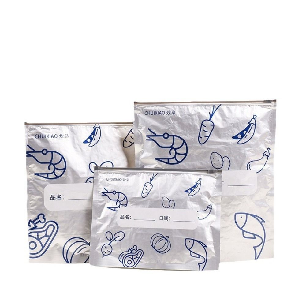10Pcs/Bag Large Capacity Alumi - Food Storage Bag 评论和价格