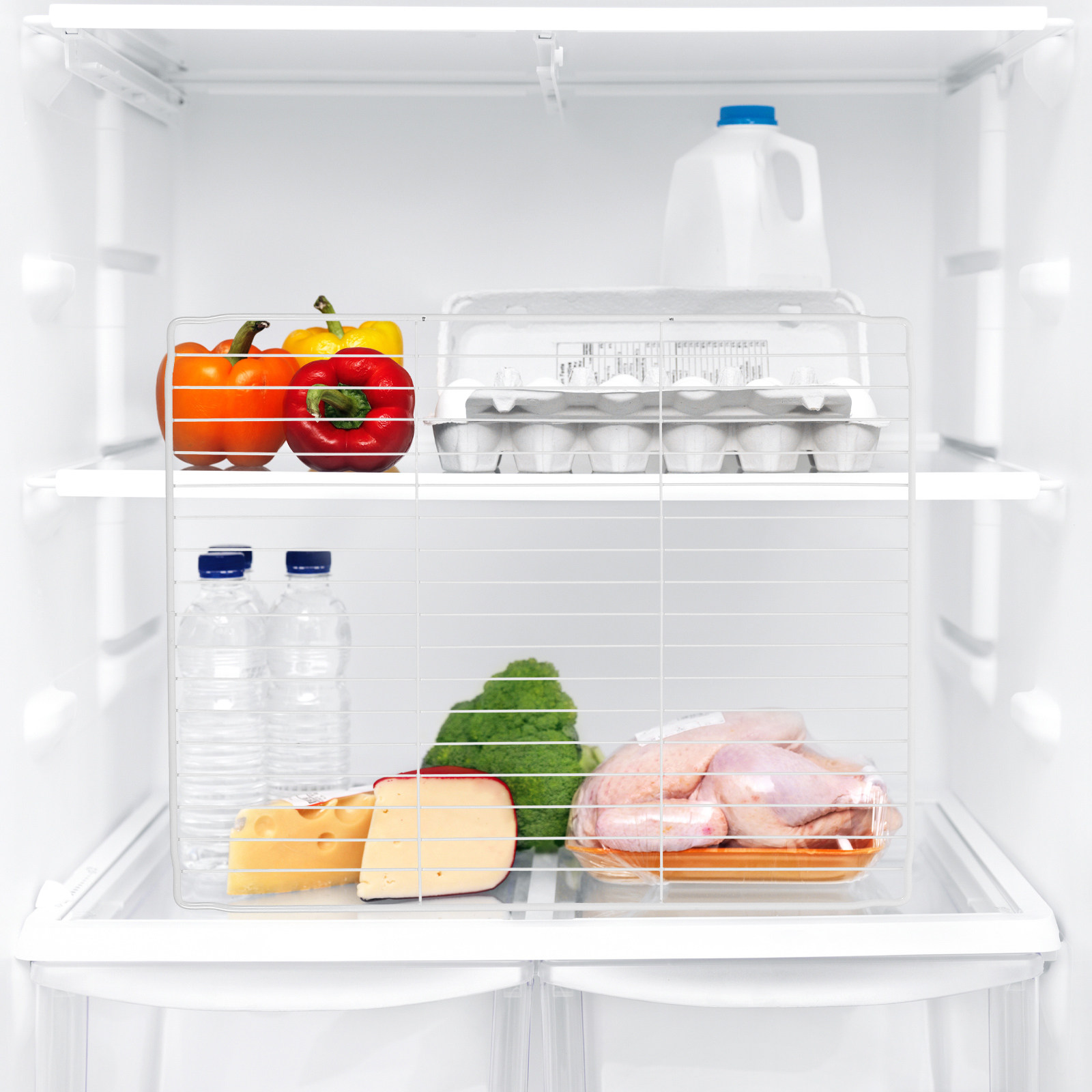 2Pcs Refrigerator Wire Divider - Food Storage With Dividers 评论和价格