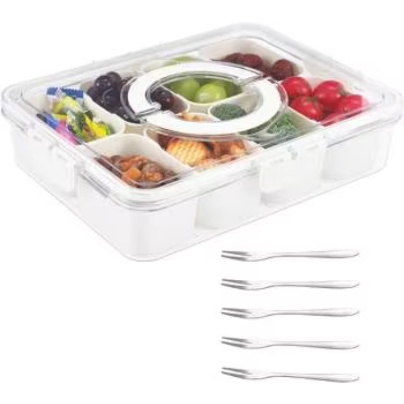 Kitchen Plastic PET 8 Compartm - Food Storage With Dividers 评论和价格