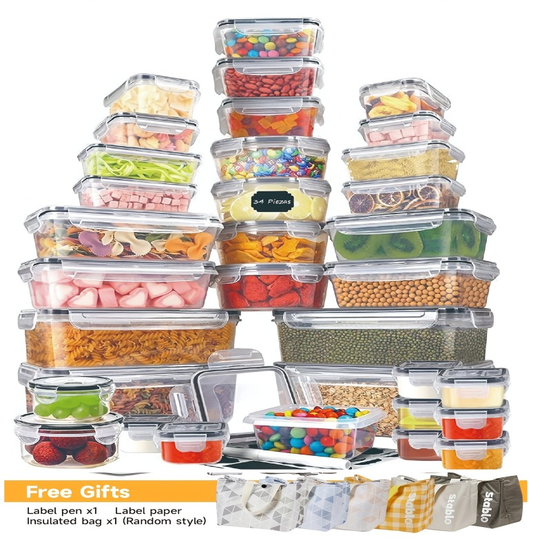 48PCS BPA-Free Food Storage Se - Food Storage Labels 评论和价格