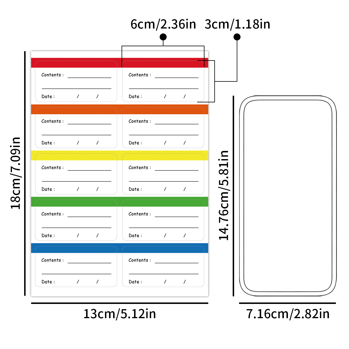 10 Sheets/Pack Freezer Labels  - Food Storage Labels 评论和价格